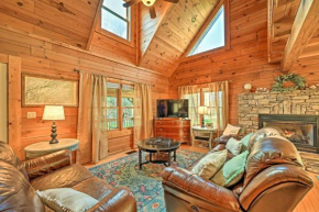 Creekside Bryson City Cabin with Private Hot Tub